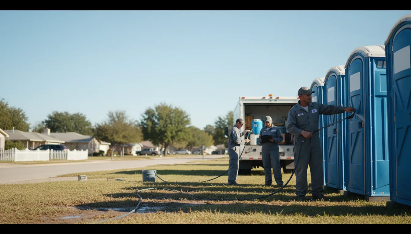 Long-Term Portable Toilet Rental in Eden, TX near me